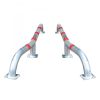 BLACK BULL Truck Wheel Guides Steel Hot Dip Galvanised Red Reflective Bands Supplied in Pairs - Image 2