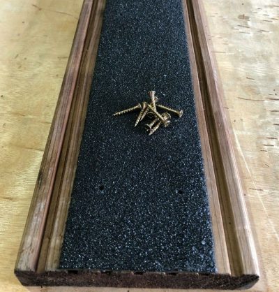 90mm Wide x 1.2m Long Anti Slip GRP Decking Strip Black