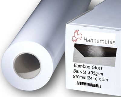 Hahnemühle Bamboo Gloss Baryta 610mm(24in) x 5m 305gsm