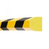 TRAFFIC-LINE SURFACE PROTECTION-1,000mm LENGTHS-SELF ADHESIVE-TRAPEZE 40/35-YELLOW/BLACK