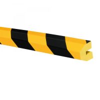 TRAFFIC-LINE Push-Fit Protection -TRAPEZE 40/36/8 -1,000mm Lengths - Yellow/Black