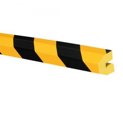 TRAFFIC-LINE Push-Fit Protection -TRAPEZE 40/36/8 -1,000mm Lengths - Yellow/Black