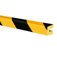 TRAFFIC-LINE Push-Fit Protection - U PROFILE 30/25/8 - 1,000mm Lengths - Yellow/Black