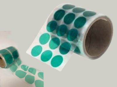 25mm x 1000 dots Green High Temperature powder coating and painting Polyester discs - Image 4