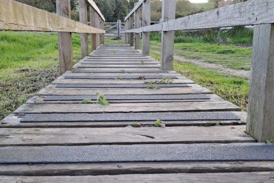90mm Wide x 1m Long Anti Slip GRP Decking Strip Black - Image 3
