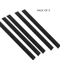 90mm Wide x 600mm Long Anti Slip GRP Decking Strip Black Pack of 5