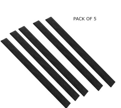 90mm Wide x 600mm Long Anti Slip GRP Decking Strip Black Pack of 5