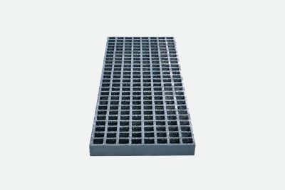 GRP Waffle Boards 996 x 310 x 25mm Sq Grit Top - Grey (Sold in Pairs)