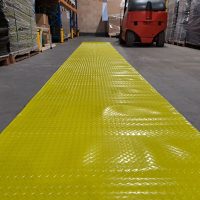 SiteMat Walkway High Visibility Mat Yellow 100cm X 10m