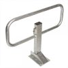 COMMANDER Drop Down Frame Post Galvanised Finish Surface Fix