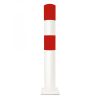 BLACK BULL Heavy Duty Bollard Type L 159mmØ x 1,200mmH Hot Dip Galvanised + Powder Coated Red/White