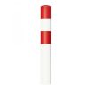 BLACK BULL Heavy Duty Bollard Type L 159mmØ x 1,600mmH(400 U/Grnd.) Hot Dip Galvanised + Powder Coated Red/White - Image 2