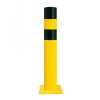 BLACK BULL Heavy Duty Bollard Type XL 194mmØ x 1,200mmH Hot Dip Galvanised + Powder Coated Yellow/Black