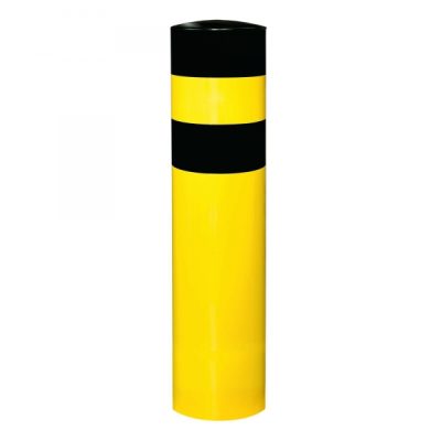 BLACK BULL Heavy Duty Bollard Type 3XL 323mmØ x 1,600mmH(400 U/Grnd.) Hot Dip Galvanised + Powder Coated Yellow/Black - Image 4