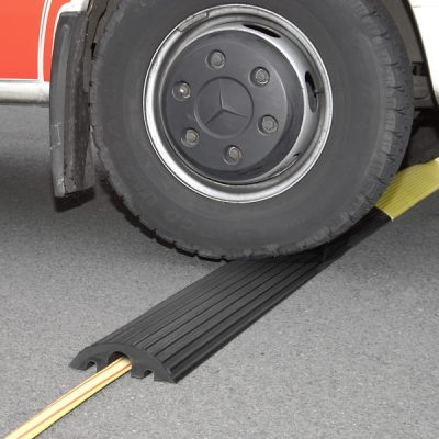 TRAFFIC-LINE Cable/Hose Protection Ramp Small 1,200mmL Black