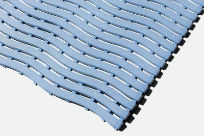 Kumfi Step swimming pool locker room surrounds 60cm x 90cm Light Blue