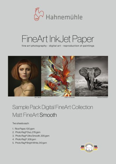 Hahnemühle Sample Pack Trial Pack Matt FineArt Smooth A3+