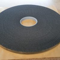 Single Sided Black PE Foam Tape 15mm x 6mm x 15m