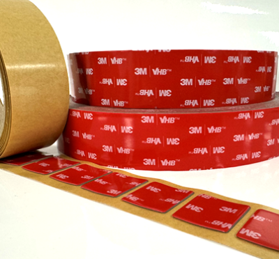 3M VHB GPH110GF Squares 30mm x 30mm 100 Squares per Roll