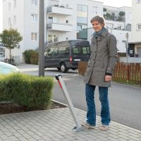 CONTROLLER-PLUS Semi-Automatic Drop Down Post 1,000mmH Individually Keyed