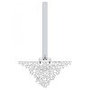 CONTROLLER A Drop Down Post 70 x70mm 1,000mm H - for screw anchoring with base plate Galvanised Finish - Image 2