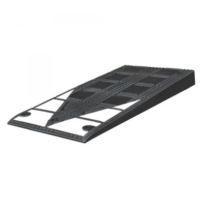 TRAFFIC-LINE Kerb Ramp Large 450 x 1,000 x 75 mm (W x L x H) Black with White Markings