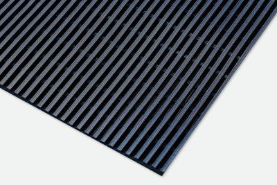 Interflex Black 60cm x 1m mat changing-shower rooms-swimming pools-catering