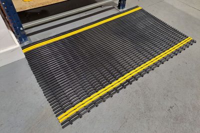 Interflex Hazard 80cm x 10m Roll Black/Yellow changing-shower rooms-workplace safety - Image 2