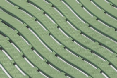 Kumfi Step swimming pool locker room surrounds 60cm x 15m roll Reed Green - Image 2