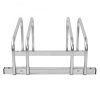 CITY Bicycle Rack BASIC 2 Cycle Capacity 480mm L Galvanised Steel Up to 55mm Tyre Width - Image 2