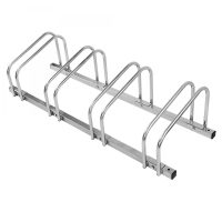 CITY Bicycle Rack BASIC 4 Cycle Capacity 1,080mm L Galvanised Steel Up to 55mm Tyre Width