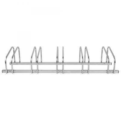 CITY Bicycle Rack BASIC 5 Cycle Capacity 1,380mm L Galvanised Steel Up to 55mm Tyre Width - Image 2