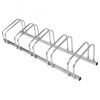 CITY Bicycle Rack BASIC 5 Cycle Capacity 1,380mm L Galvanised Steel Up to 55mm Tyre Width