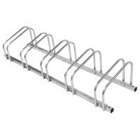 CITY Bicycle Rack BASIC 5 Cycle Capacity 1,380mm L Galvanised Steel Up to 55mm Tyre Width