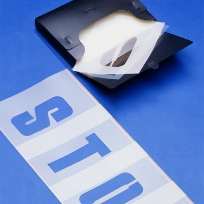30cm Letters & Numbers Plastic Stencils Set