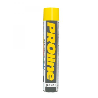 PROline Line Marking Paint 750ml Aerosols - Yellow
