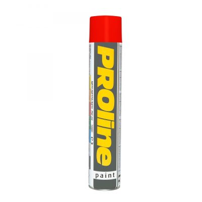PROline Line Marking Paint 750ml Aerosols - Red