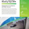 3M 2814 UV Resistant Masking Tape 24mm x 50m - Image 4