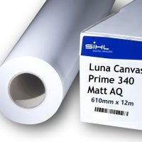Sihl Luna Canvas Prime 340 Matt AQ 24in x 12m