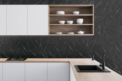 CoverStyl MK14 Griogio Marquina Marble Stone 1220mm x 1m - Image 2