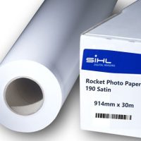 Rocket Photo Paper PE 190 Satin 914mm x 30m