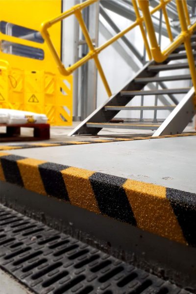 750mm x 55mm x 55mm Stair Black Anti-Slip GRP Stair Nosing - Image 4