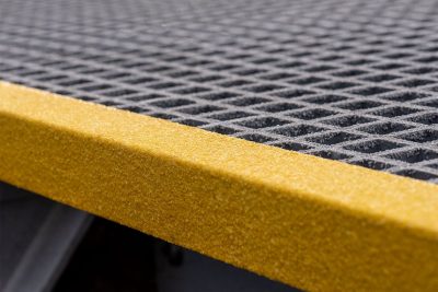 1000mm x 70mm x 30mm Stair Black Anti-Slip GRP Stair Nosing - Image 5