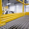 Non slip GRP grating panels 38mm thick 3660mm x 1220mm Yellow - Image 2