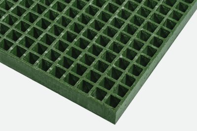 Non slip GRP grating panels 25mm thick 1985mm x 996mm Green