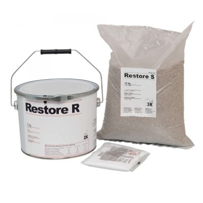 RESTORE Surface Repair System - 12kg Quartz Sand + 5kg Bonder + 0.2kg Hardener - Image 3