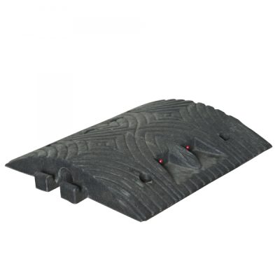 TOPSTOP-ECO 5RE (5 mph) Speed Reduction Ramp Centre Section with Reflectors 500mmW x 70mmH Fixings Included - Black