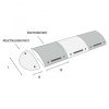 TOPSTOP-ECO 5RE Speed Reduction Ramp End Section 250mmW x 70mmH Fixing Included Male Yellow - Image 4