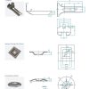 Stainless Steel C Clip for 25mm Grating c/w fixing bolt - Image 5