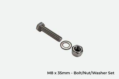 Stainless Steel M8 x 35mm Bolt/Nut/Washer Set